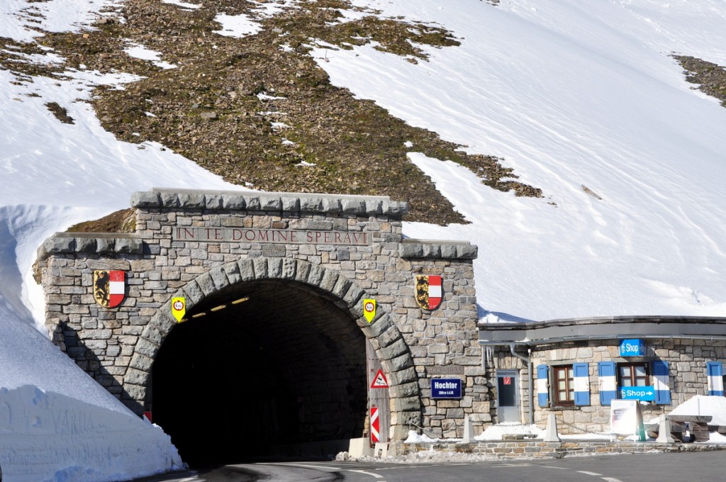 Hochtor tunnel, on the Grossglocker High Alpine Road